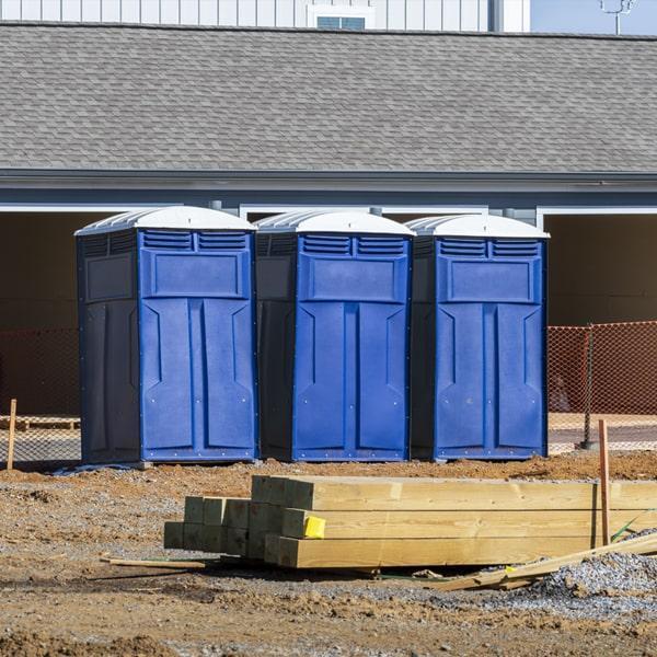 Heavy-duty construction site porta potty in Enid, Oklahoma